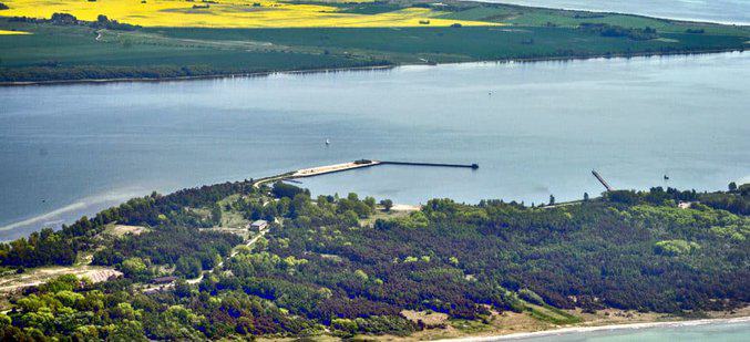 Dranske Rügen Luftaufnahme
