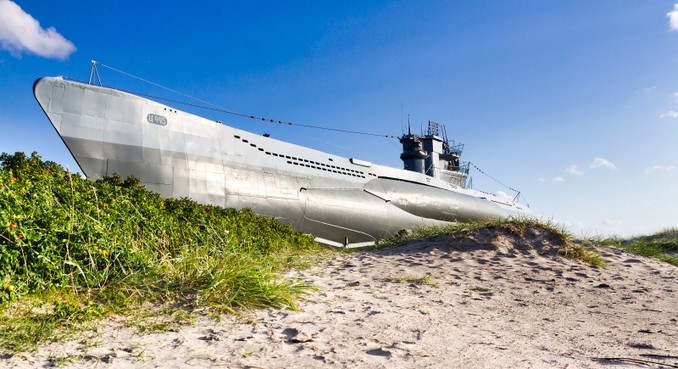 Museums-U-Boot U 995 am Strand von Laboe Bild: Matthias Süßen CC BY-SA 4.0