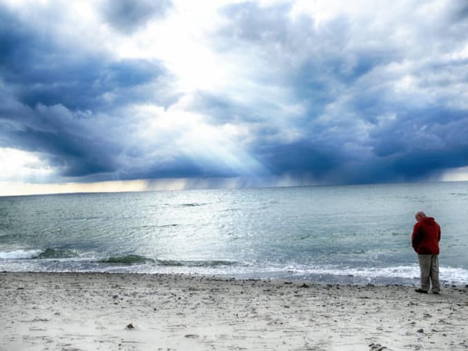 Der Alte Mann und die Ostsee (Fehmarn)