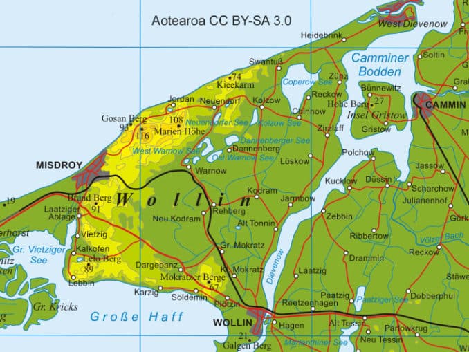 Dargebanz (Dargobądz) auf der Halbinsel Wolin Dargebanz (Dargobądz) auf der Halbinsel Wolin
