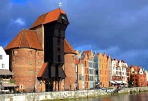 Das Krantor in Danzig (Gdańsk) Polnische Ostsee