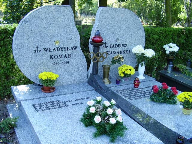 Gräber von Komar und Tadeusz Ślusarski