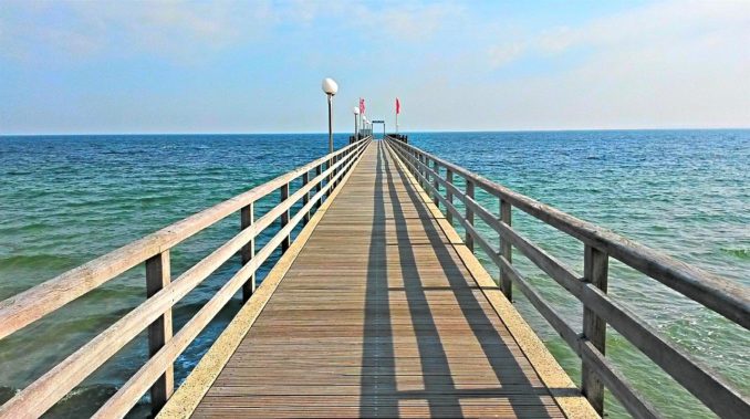 Seebrücken an der Ostsee Seebrücke in Haffkrug
