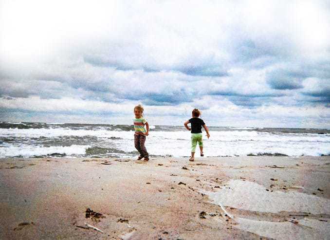 Kinder Polnische Ostsee