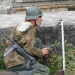 Soldat im Bluecher Bunker Ustka