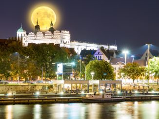 Nachtpanorama Stettin