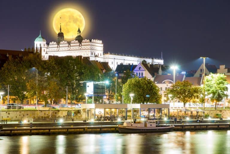 Nachtpanorama Stettin