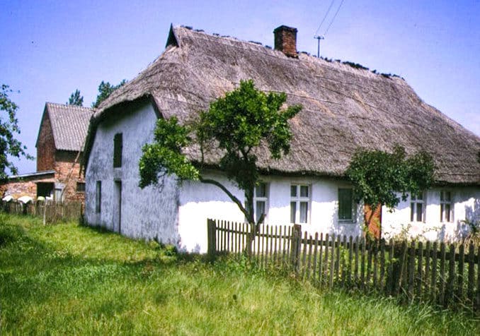 Altes Fischerhaus in Karsibor Polnische Ostsee Altes Fischerhaus in Karsibor Polnische Ostsee