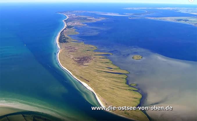 Die Ostsee von oben