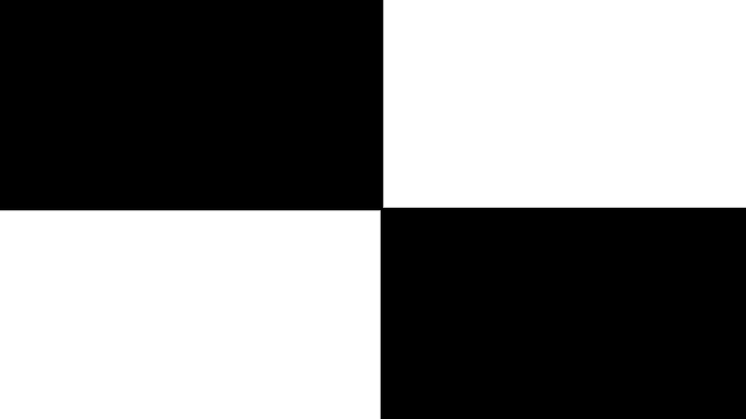 Schwarz-Weisse Flagge