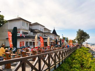 Strandpromenade in Mielno