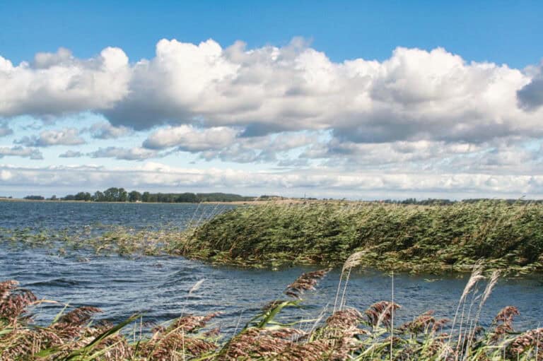 Blick von Trent über den Libnitzer Bodden