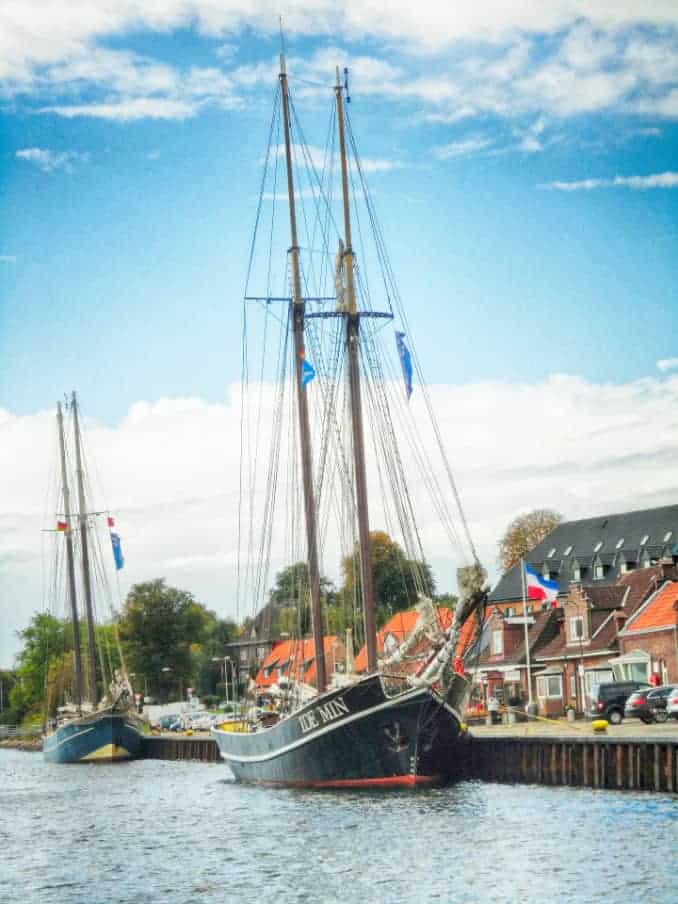 Segelschiff in Kiel