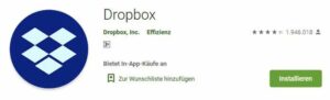 Dropbox Dokumentenverwaltung