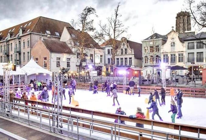 Eisbahn an der Ostsee