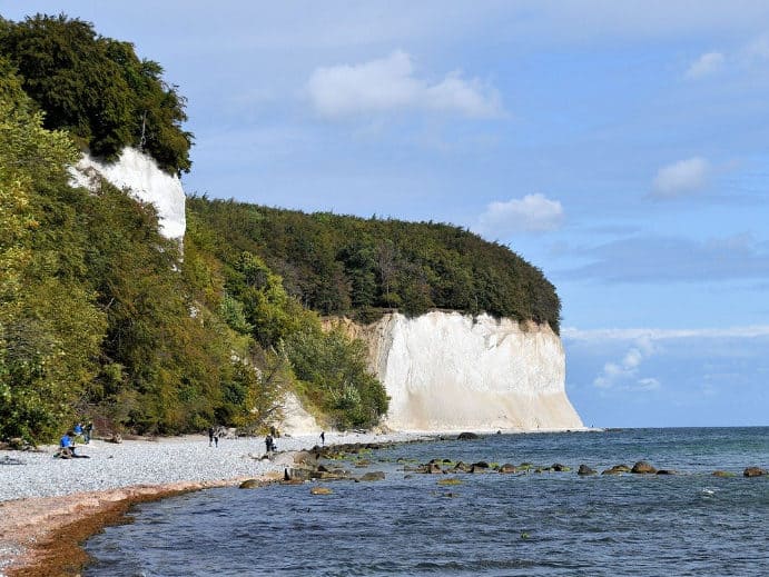 Kreidefelsen der Stubbenkammer auf Rügen