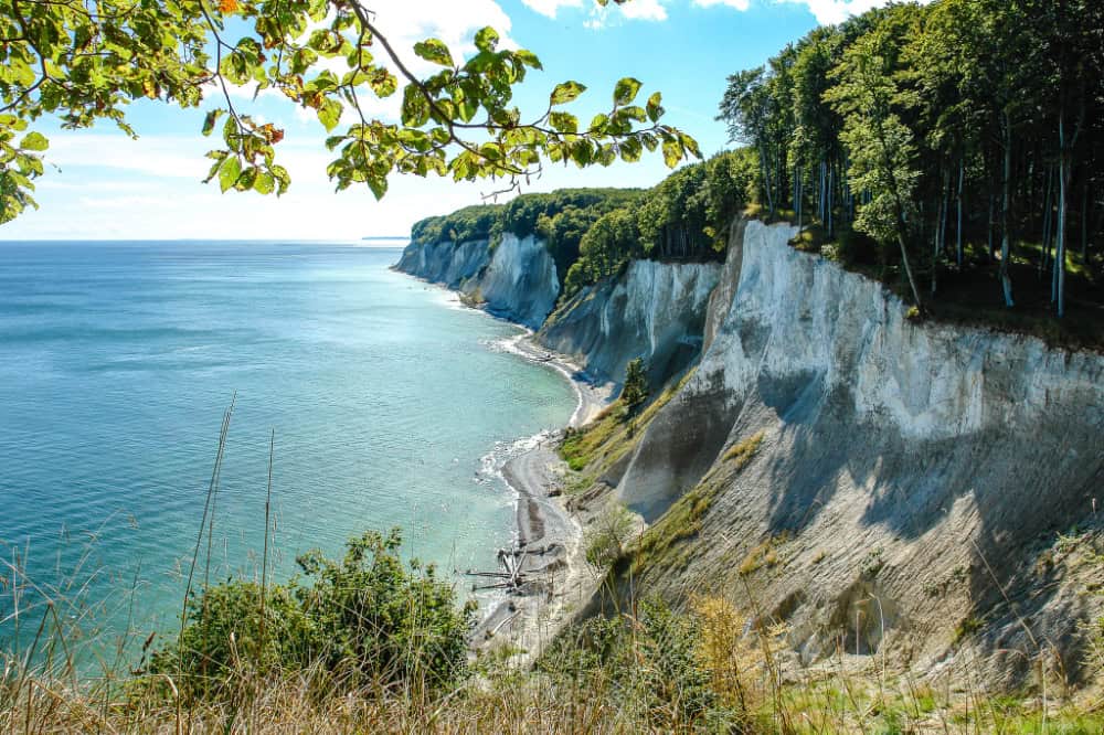 Königsstuhl auf Rügen: Skywalk, Kreidefelsen und die schönste Aussicht der Ostsee Blick auf die Kreideküste