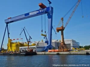 Rostock Hafen Warnow Werft