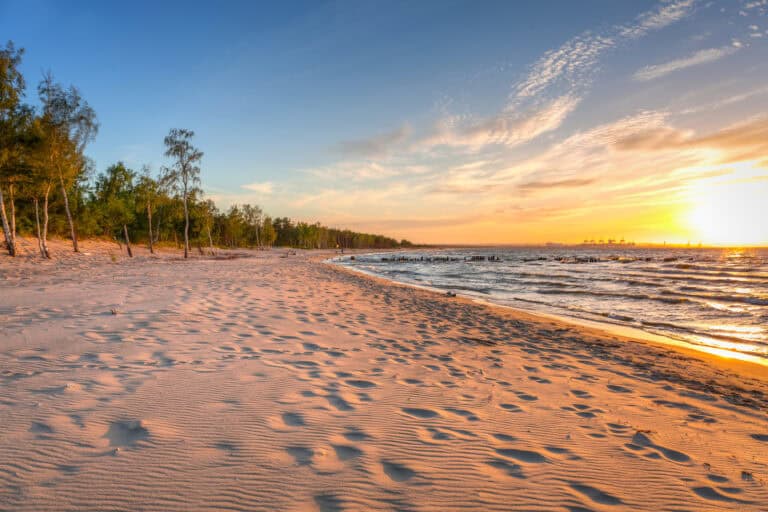 Sonnenuntergang an der Ostsee