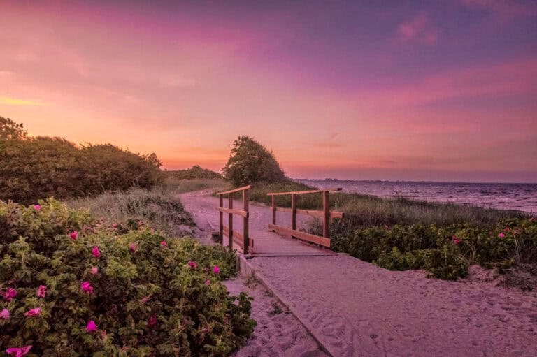 Sonnenuntergang an der Ostsee