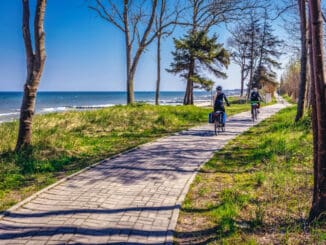 Fahrrad an der Ostsee