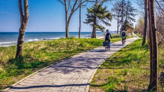 Fahrrad an der Ostsee