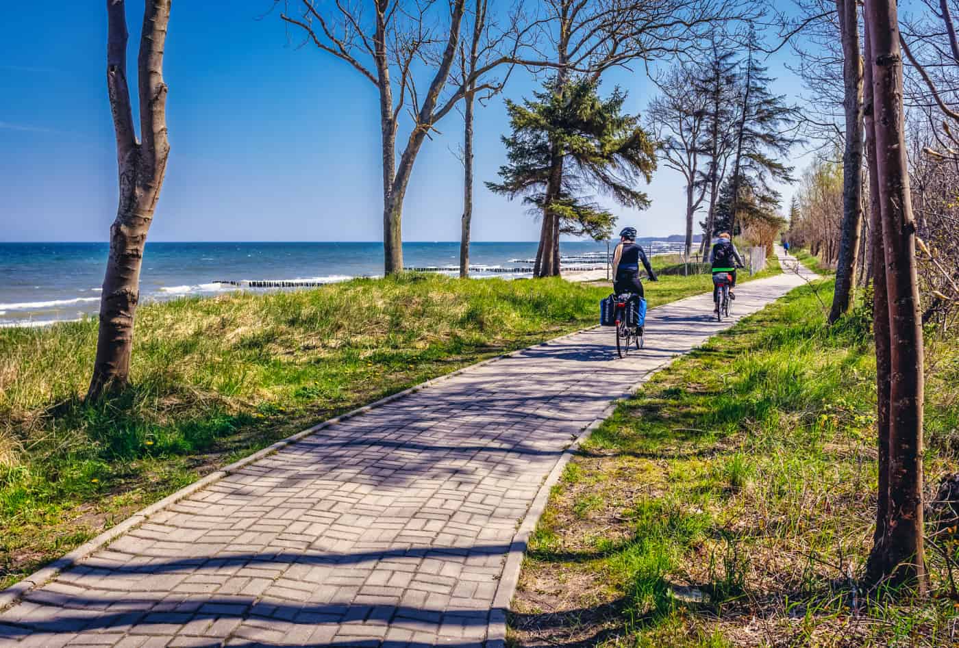 Fahrrad im Urlaub an der Ostsee
