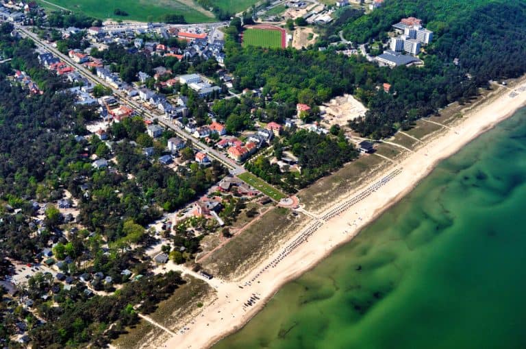 Ostseebad Baabe aus der Vogelperspektive