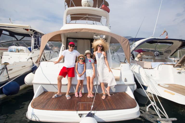 Motoryacht auf der Ostsee
