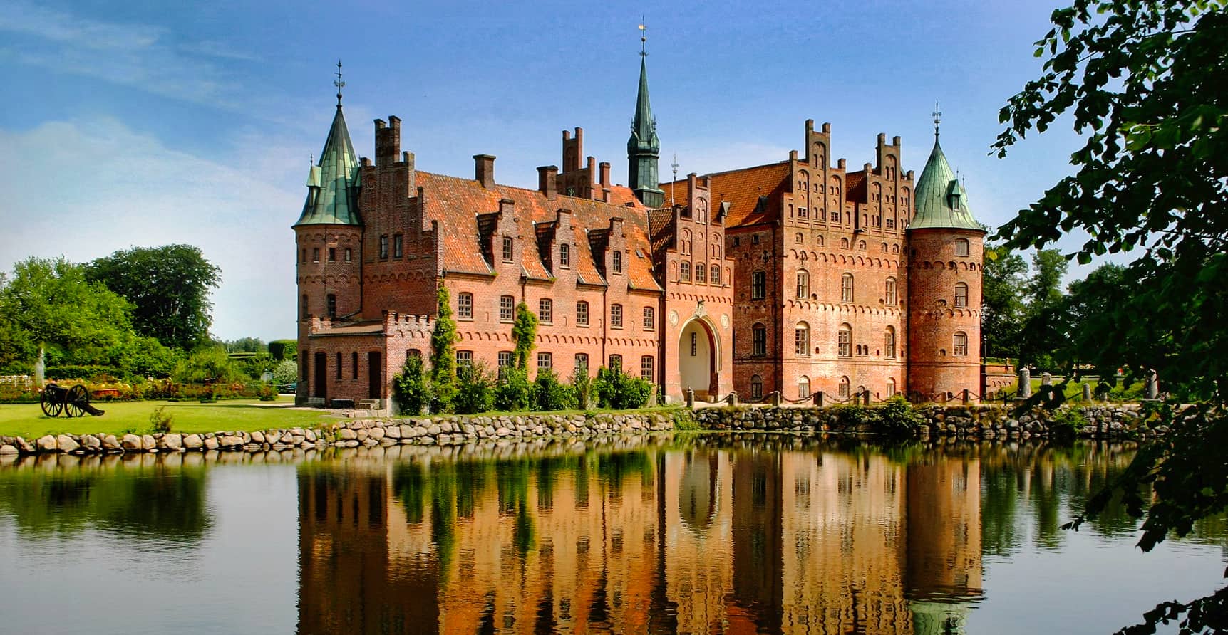 Schloss Egeskov Insel Fünen (Fyn) Dänemark 