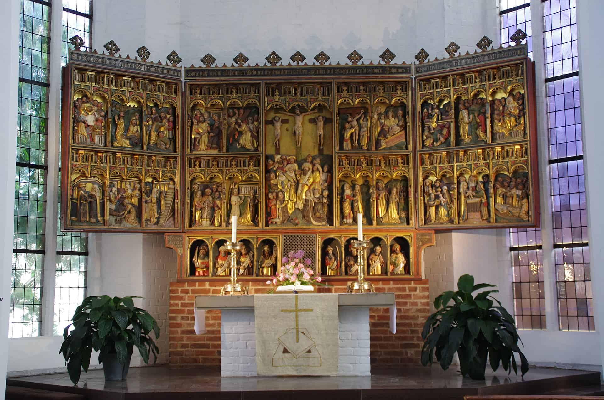 Altar in der St. Nikolai Kirche Kiel