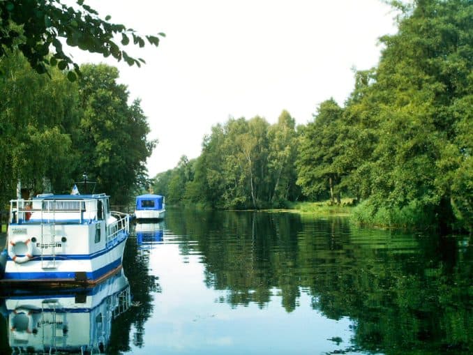 Wasserwanderrastplatz an der Randow in Eggesin