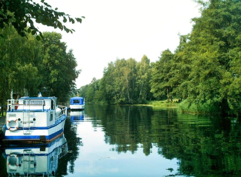 Wasserwanderrastplatz an der Randow in Eggesin