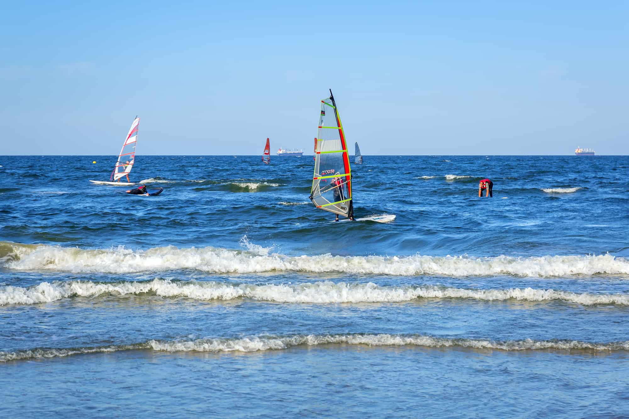 Windsurfen an der Ostsee