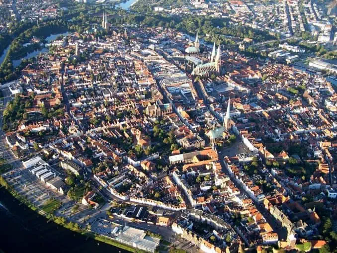Blick auf die Altstadt Lübeck