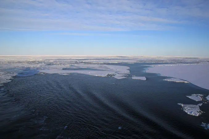 Eisgrenze im Bottnischen Meerbusen 