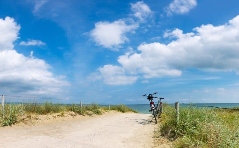 Radweg an der Ostsee
