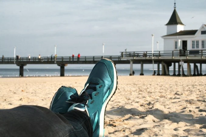Die richtigen Schuhe an der Ostsee