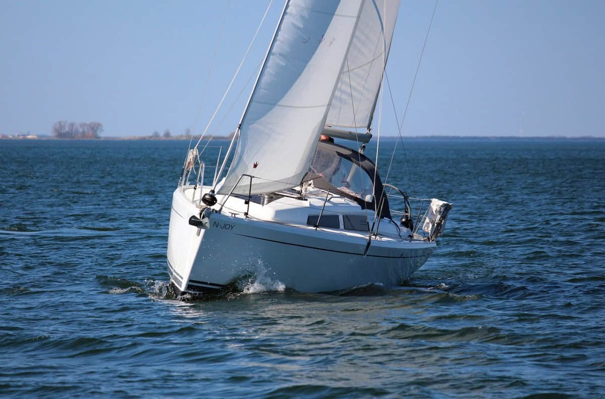 Segelboot in der Ostsee