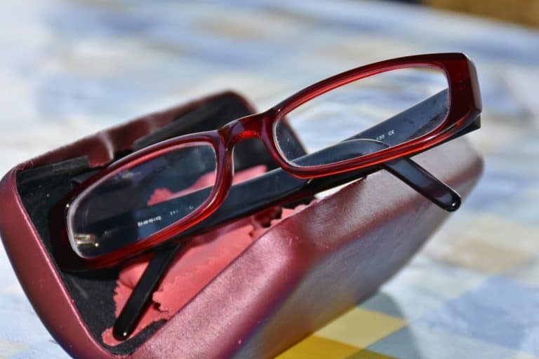 Brille im Etui