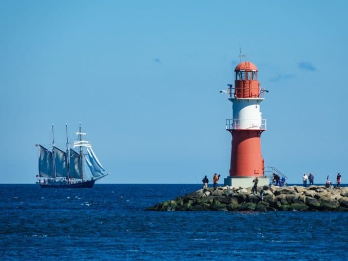 Maulwurf Leuchtturm Warnemünde
