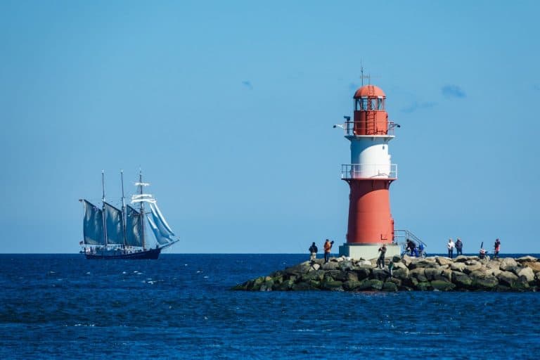Maulwurf Leuchtturm Warnemünde
