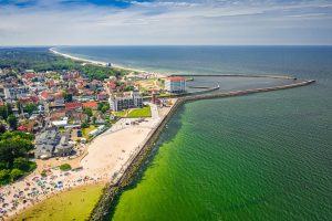 Polnische Ostsee Strand in Darlowko