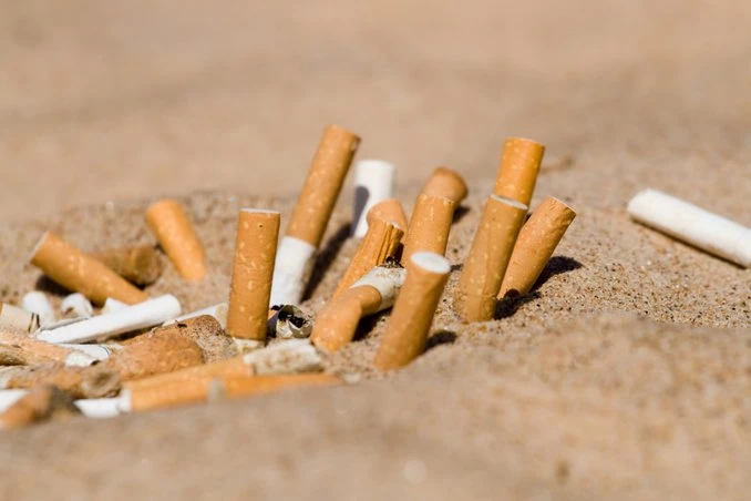 Rauchen am Strand verboten