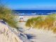 Hiddensee Sandstrand im Sommer