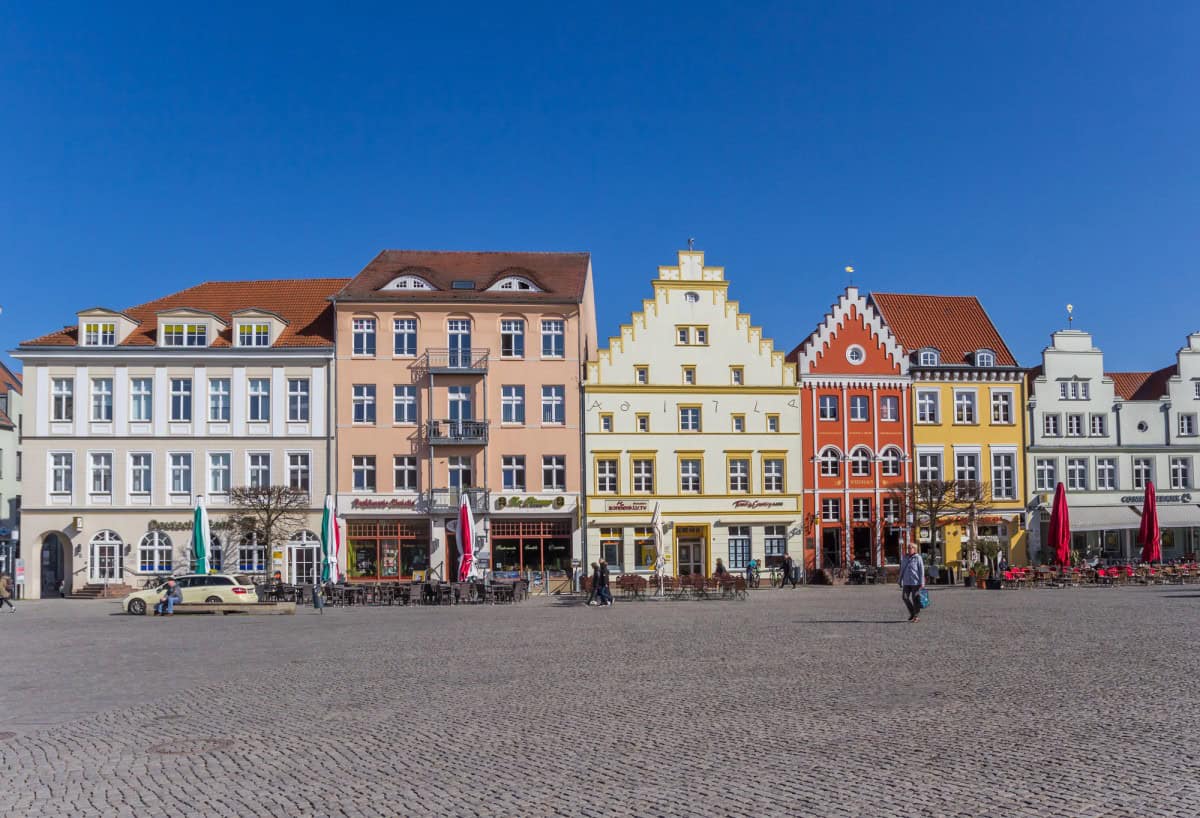 Historischer Markt in der Hansestadt Greifswald