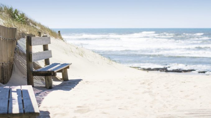 Bank am Ostsee Strand Bank am Ostsee Strand