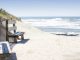 Bank am Ostsee Strand