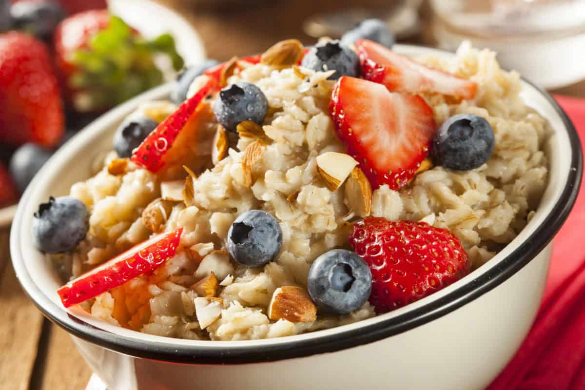 Haferflocken Frühstück