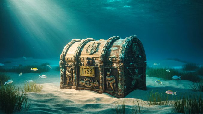 Versunkener Schatz in der Ostsee